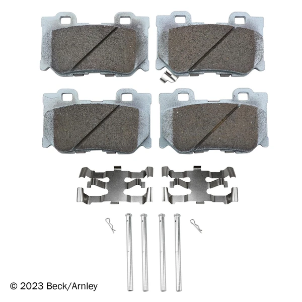 Beck/Arnley 085-6908 Disc Brake Pad Set, Rear Side