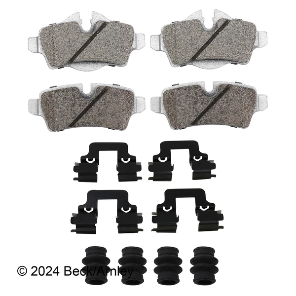 Beck/Arnley 085-6921 Disc Brake Pad Set, Rear Side
