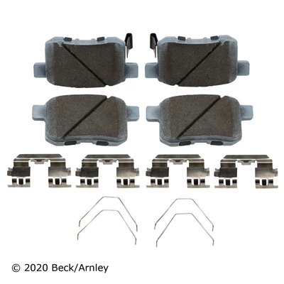 Beck/Arnley 085-6926 Disc Brake Pad Set, Rear Side