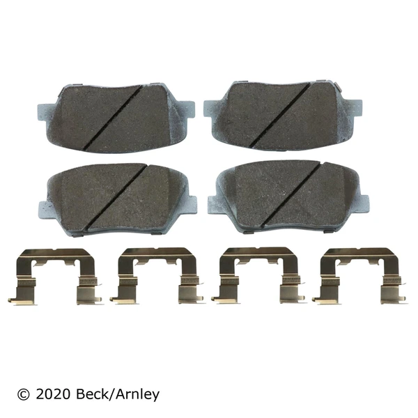 Beck/Arnley 085-6931 Disc Brake Pad Set, Front Side