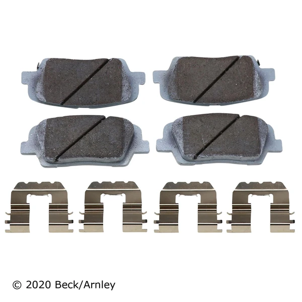 Beck/Arnley 085-6932 Disc Brake Pad Set, Rear Side
