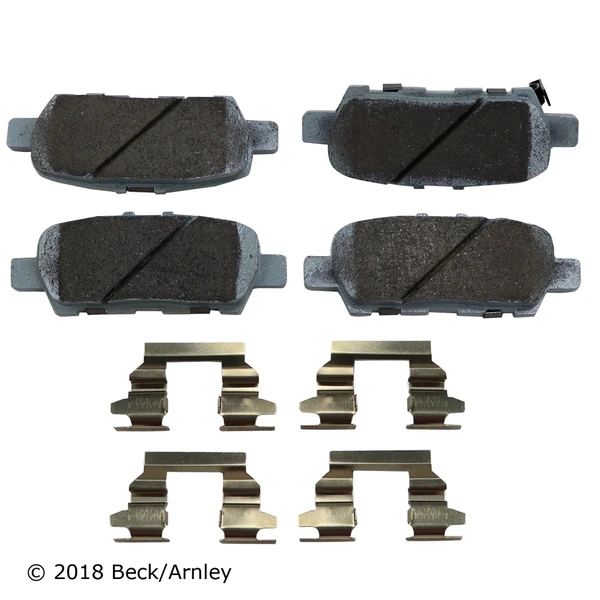Beck/Arnley 085-6933 Disc Brake Pad Set, Rear Side