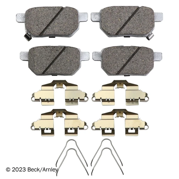 Beck/Arnley 085-6936 Disc Brake Pad Set, Rear Side