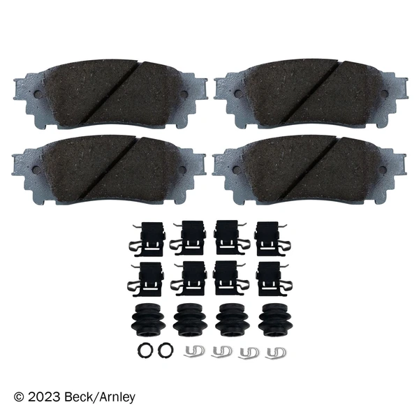 Beck/Arnley 085-7043 Disc Brake Pad Set, Rear Side