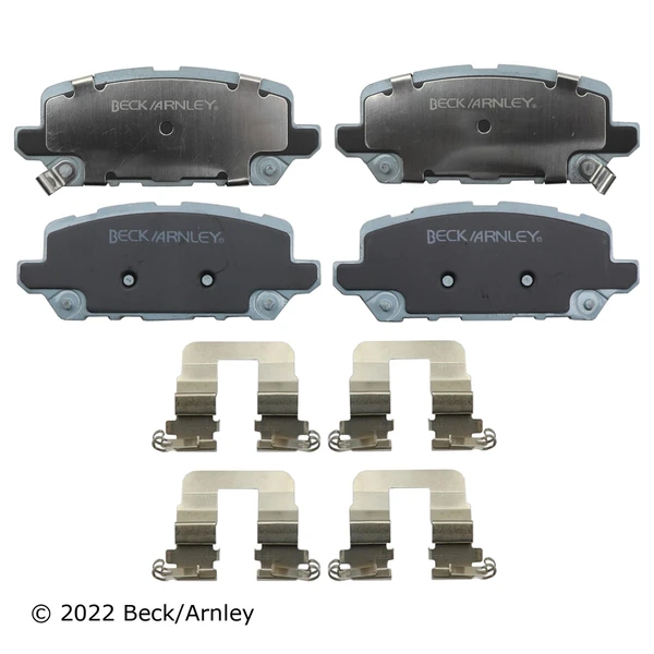 Beck/Arnley 085-7045 Disc Brake Pad Set, Rear Side