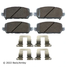 Beck/Arnley 085-7045 Disc Brake Pad Set, Rear Side