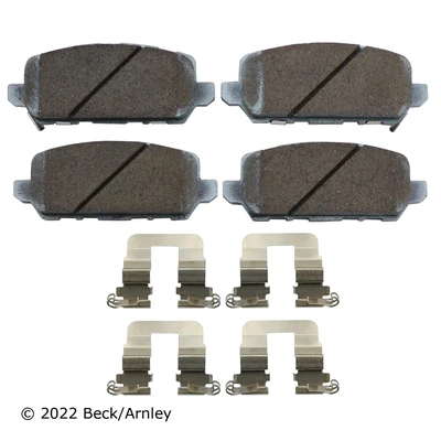 Beck/Arnley 085-7045 Disc Brake Pad Set, Rear Side