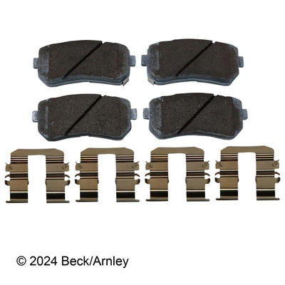Beck/Arnley 085-7046 Disc Brake Pad Set, Rear Side