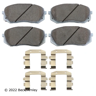 Beck/Arnley 085-7048 Disc Brake Pad Set, Front Side