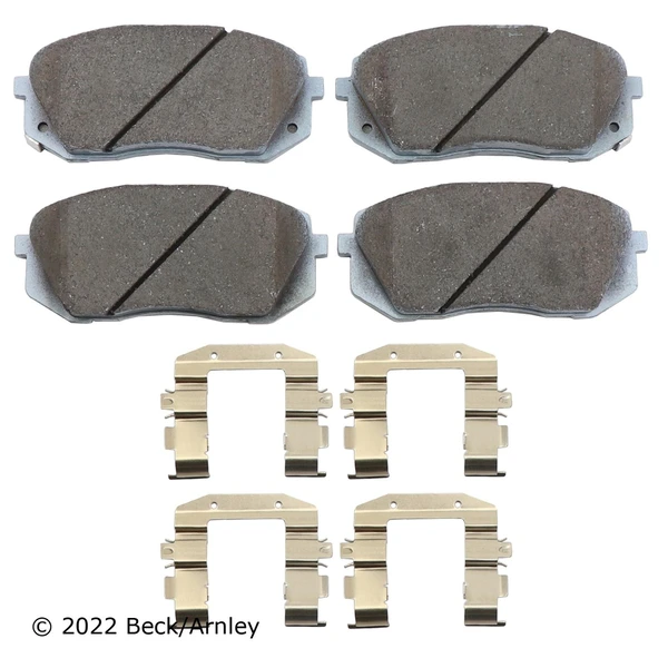 Beck/Arnley 085-7048 Disc Brake Pad Set, Front Side