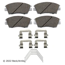 Beck/Arnley 085-7051 Disc Brake Pad Set, Front Side