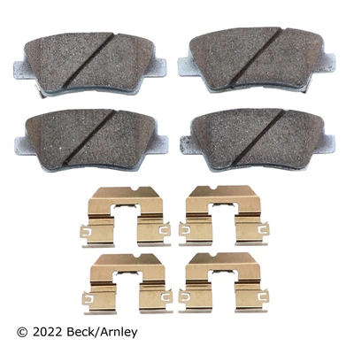 Beck/Arnley 085-7052 Disc Brake Pad Set, Rear Side