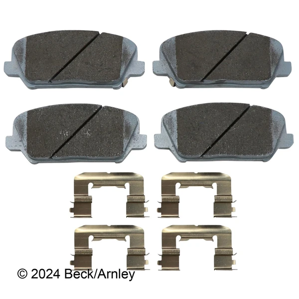 Beck/Arnley 085-7053 Disc Brake Pad Set, Front Side
