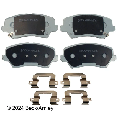 Beck/Arnley 085-7054 Disc Brake Pad Set, Front Side