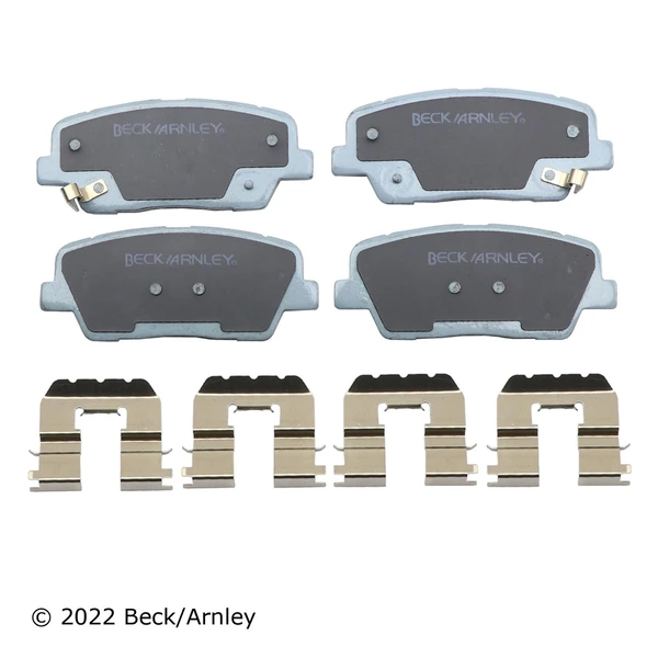 Beck/Arnley 085-7055 Disc Brake Pad Set, Rear Side