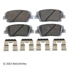 Beck/Arnley 085-7055 Disc Brake Pad Set, Rear Side