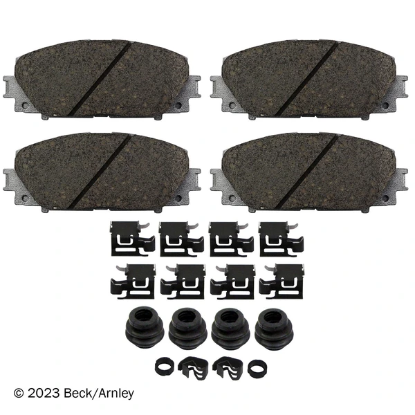 Beck/Arnley 085-7056 Disc Brake Pad Set, Front Side