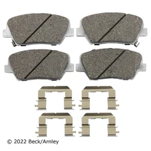 Beck/Arnley 085-7059 Disc Brake Pad Set, Front Side