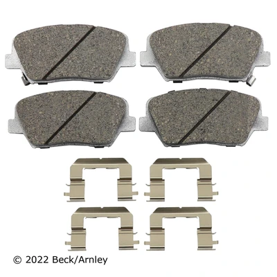Beck/Arnley 085-7059 Disc Brake Pad Set, Front Side