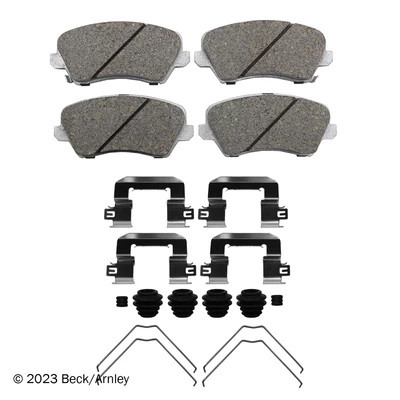 Beck/Arnley 085-7061 Disc Brake Pad Set, Front Side