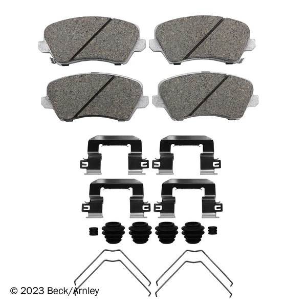 Beck/Arnley 085-7061 Disc Brake Pad Set, Front Side