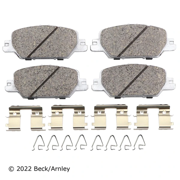 Beck/Arnley 085-7064 Disc Brake Pad Set, Rear Side