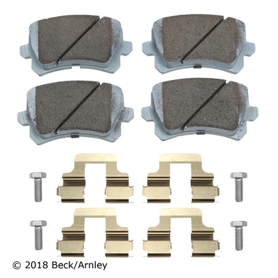 Beck/Arnley 085-7067 Disc Brake Pad Set, Rear Side