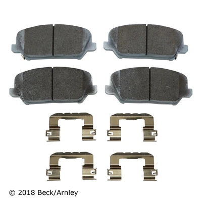 Beck/Arnley 085-7074 Disc Brake Pad Set, Front Side