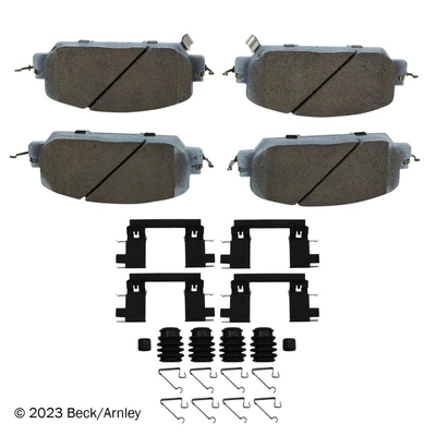 Beck/Arnley 085-7076B Disc Brake Pad Set, Front Side