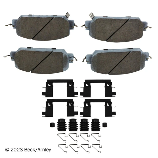 Beck/Arnley 085-7076B Disc Brake Pad Set, Front Side