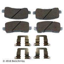 Beck/Arnley 085-7078 Disc Brake Pad Set, Rear Side