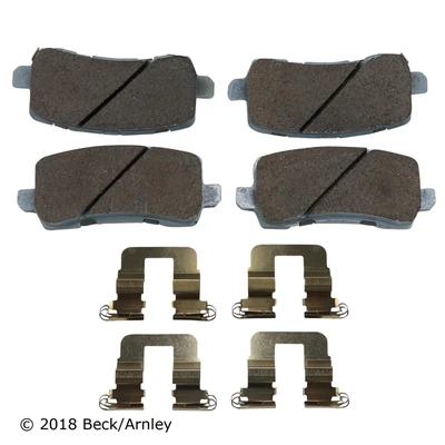 Beck/Arnley 085-7078 Disc Brake Pad Set, Rear Side