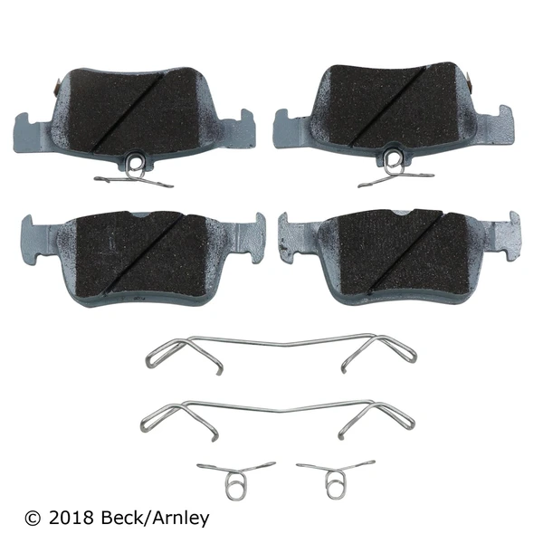 Beck/Arnley 085-7080 Disc Brake Pad Set, Rear Side