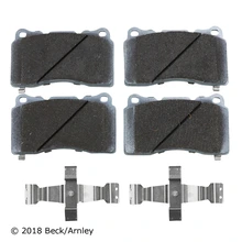 Beck/Arnley 085-7081 Disc Brake Pad Set, Front Side