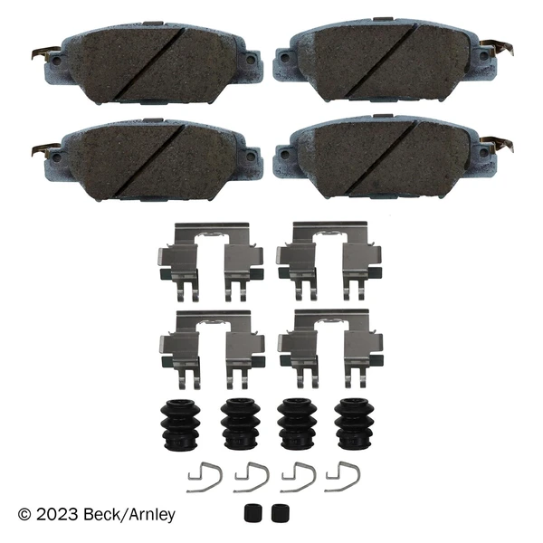 Beck/Arnley 085-7082 Disc Brake Pad Set, Rear Side