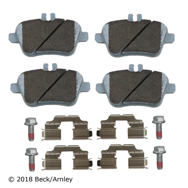 Beck/Arnley 085-7086 Disc Brake Pad Set, Rear Side