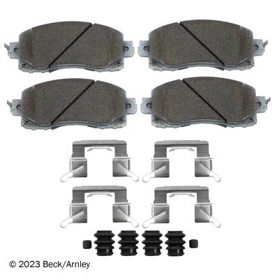 Beck/Arnley 085-7092 Disc Brake Pad Set, Front Side