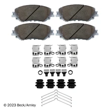 Beck/Arnley 085-7093 Disc Brake Pad Set, Front Side