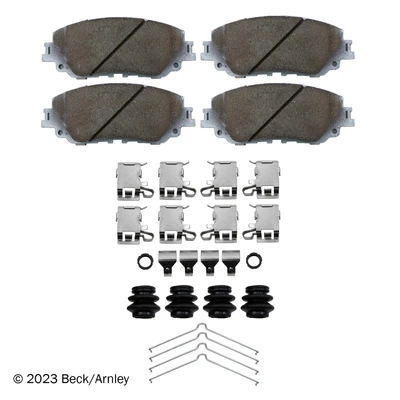 Beck/Arnley 085-7093 Disc Brake Pad Set, Front Side