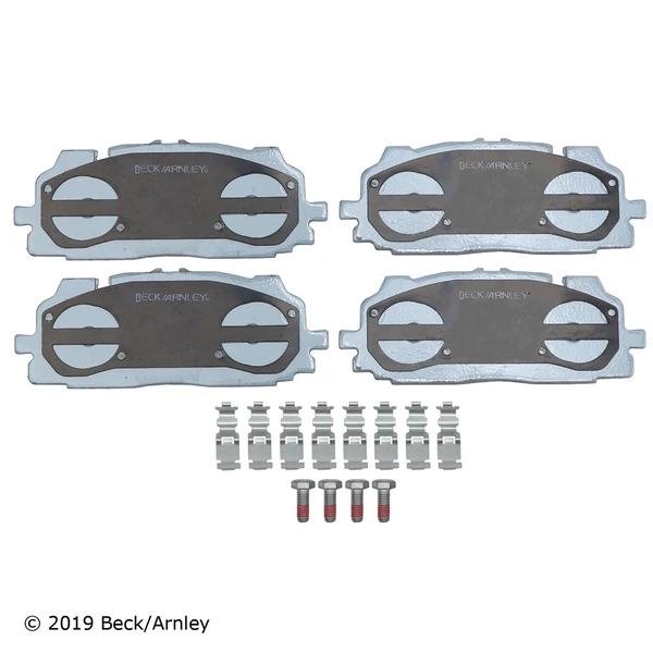 Beck/Arnley 085-7094 Disc Brake Pad Set, Front Side