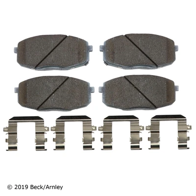 Beck/Arnley 085-7097 Disc Brake Pad Set, Front Side