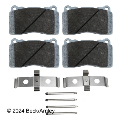 Beck/Arnley 085-7000 Disc Brake Pad Set, Front Side