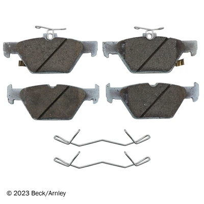 Beck/Arnley 085-7004 Disc Brake Pad Set, Rear Side