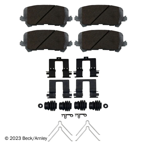 Beck/Arnley 085-7006 Disc Brake Pad Set, Rear Side