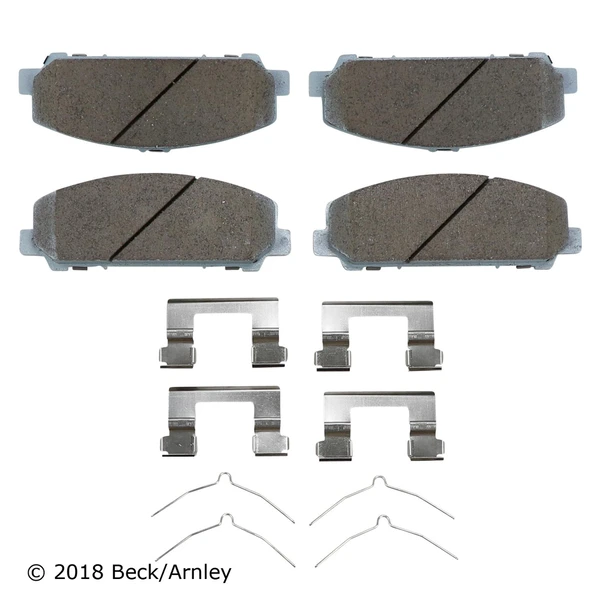 Beck/Arnley 085-7017 Disc Brake Pad Set, Front Side