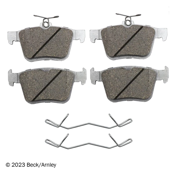 Beck/Arnley 085-7023 Disc Brake Pad Set, Rear Side