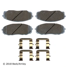 Beck/Arnley 085-7031 Disc Brake Pad Set, Front Side
