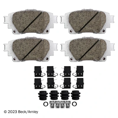Beck/Arnley 085-7109A Disc Brake Pad Set, Rear Side