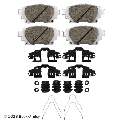 Beck/Arnley 085-7109B Disc Brake Pad Set, Rear Side