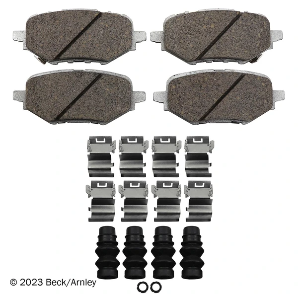 Beck/Arnley 085-7116 Disc Brake Pad Set, Rear Side